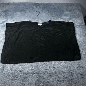 Velvet dark green‎ oversized Blouse Top